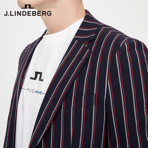 J. Lindeberg Shopping Mall same autumn new wool business casual blazer suit men 520172503 RPT fried tomato M