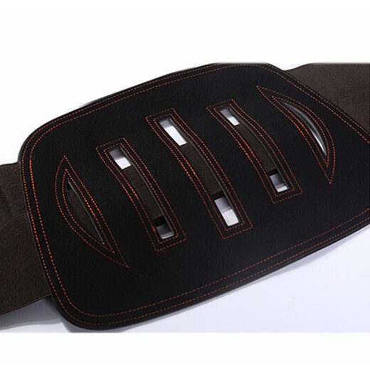 JIAHE D13 medical waist belt, medical fixing belt, steel plate support, leather lumbar vertebrae, waist protection, waist gear, men and women, XL extra-large (suitable for waist circumference 2.9 feet-3.2 feet)