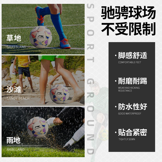 Li Ning Football No. 5 Adult Children Youth High School Entrance Examination Standard World Cup Professional Competition Training Primary School No. 5 Ball