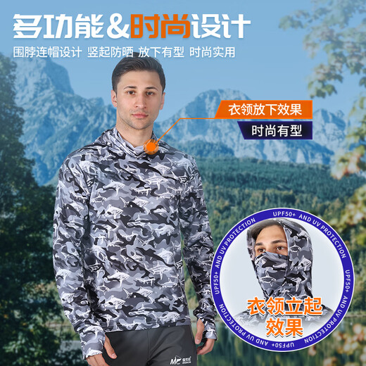 佳钓尼钓鱼服男款钓鱼防晒服路亚服衣服冰丝透气2024夏季专用 2XL