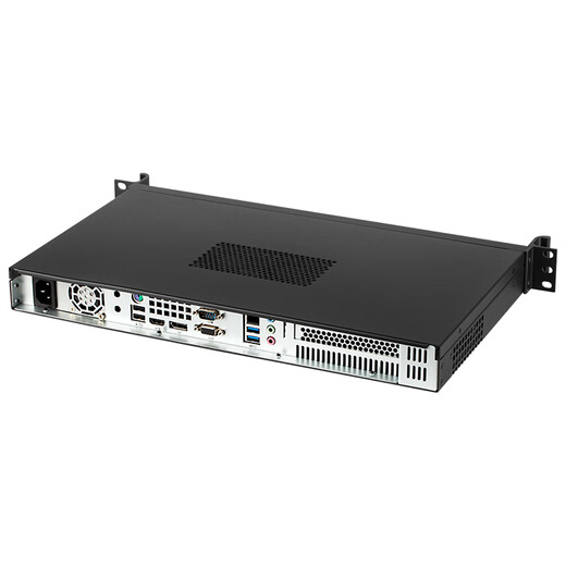 chireal奇睿超短1U机架式小型静音服务器10/12代酷睿i3i5i7i9上架工控电脑主机流媒体数据库边缘计算网关 H610/G7400 16G/2.5