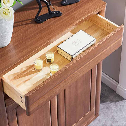 Meubles lumineux armoire à chaussures simples moderne armoire à chaussures en bois massif armoire de partition latérale 2603 armoire à chaussures