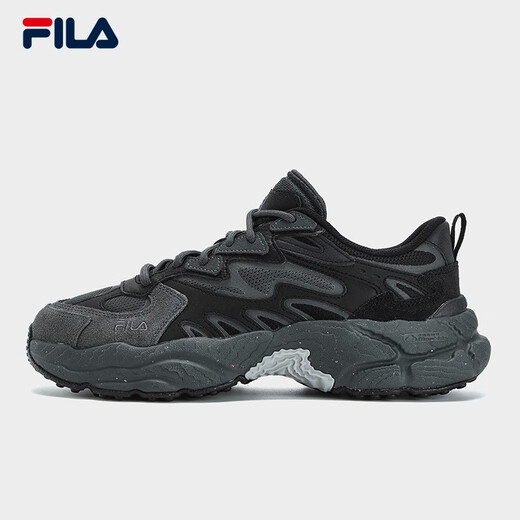 FILA fern straw shoes FERN men's shoes outdoor dad shoes casual shoes fashionable and comfortable sports shoes shade gray/black-DB 42.5