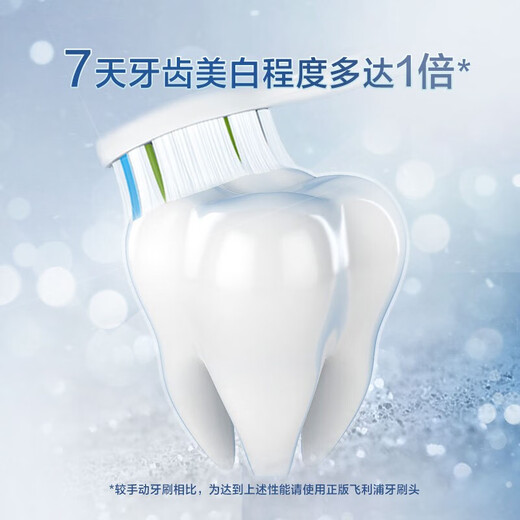 Philips (Philips) Cepillo de dientes eléctrico Diamante Diamante brillante HX6063 Reemplazo HX9340HX9360HX6730HX9362 Accesorios HX6063 Diamante Blanco brillante Blanco 6 6