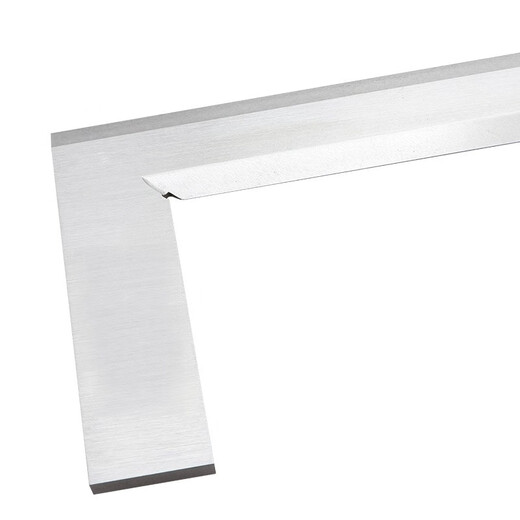 Three-quantity high-precision stainless steel right-angle ruler 50-300mm knife-edge square ruler 90-degree angle ruler knife-edge turning ruler JD418 160*100mm
