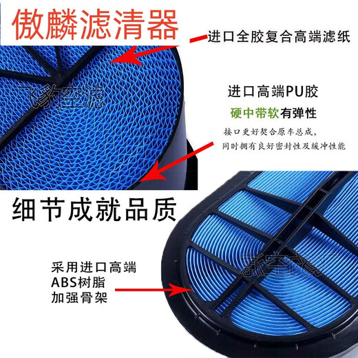 Le nouveau filtre à air universel de FAW Jiefang J6p d'Aolin Jiefang J6 Honeycomb Special Air Filtre 1109060-695-C00