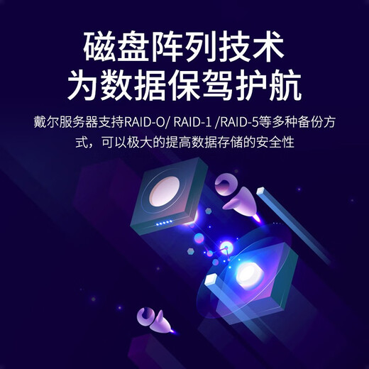 戴尔（DELL） R550 2U机架式服务器主机视频流监控网络技术轻量级虚拟机WEB服务器 1颗4314 16核32线程2.4G丨单电 64G内存丨3*4T企业级丨H755