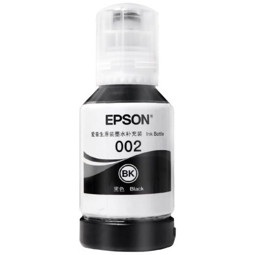 爱普生（EPSON）原装002墨水L4163 L4165 L4167 L4267 L4169 L6166 6266打印机 002BK/C/M/Y        【四色套装】
