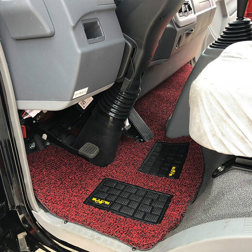 适用于重汽王牌777B757B737b瑞狮捷师加厚防水地垫大运G6/g6奥普力征途风度货车专用脚垫 米粽丝圈款【拍下留言车型】