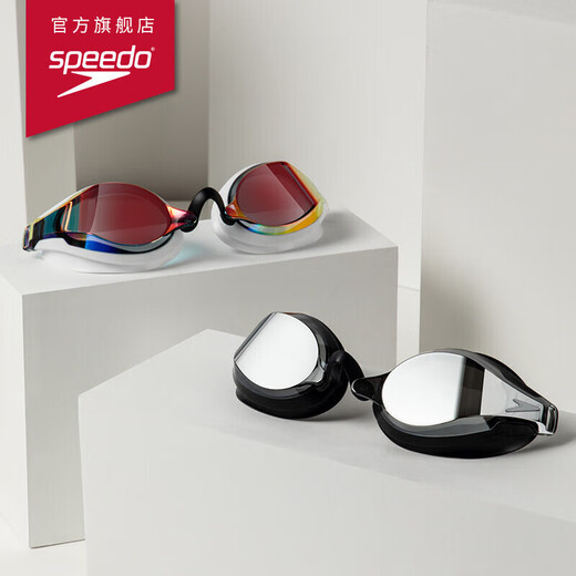 Speedo Fastskin series shark skin professional competition anti-fog coating swimming goggles swimming equipment crystal black