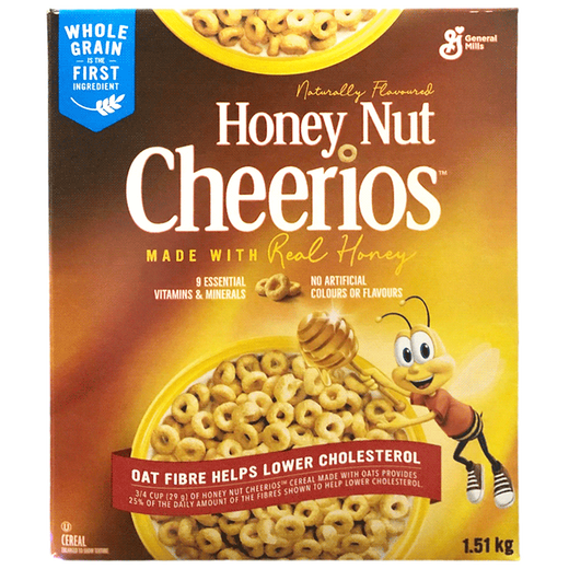通用磨坊通用磨坊cheerios即食麦圈冲饮谷物麦片原味蜂蜜五谷麦圈早餐零食 蜂蜜-单盒755g-25年12月