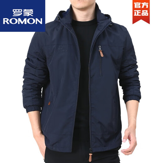
ROMON (ROMON) jacket men's spring and autumn men's outdoor American windproof and waterproof style. Clothes men's autumn sports jacket military green 9898 style plus velvet 3XL