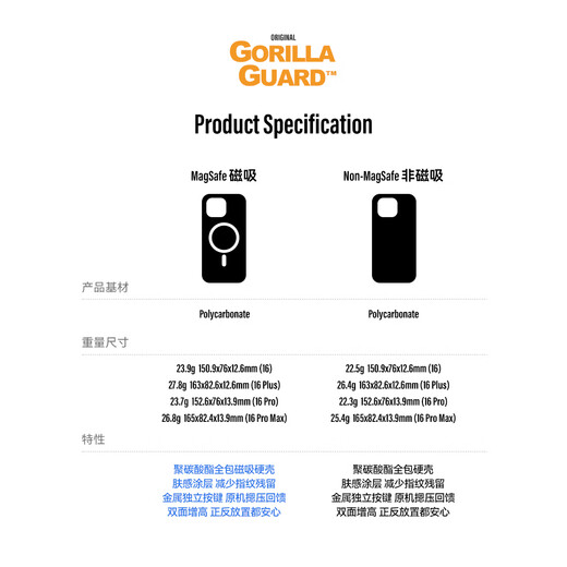 Planet of the Apes Defender suitable for Xiaomi 17 Pro Max magnetic phone case 17 Pro protective cover ultra-thin grating corrugated suitcase stripe 17 all-inclusive simple case transparent white orange edge丨 magnetic skin-feel hard case Xiaomi 17 Pro Max