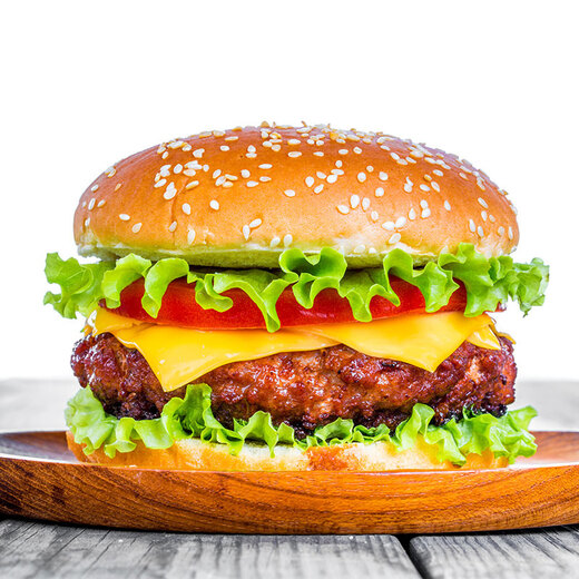 Mioclan Cheddar cheese 984g*8 pack cheese cheese slices ready-to-eat hamburger sandwich baked whole box