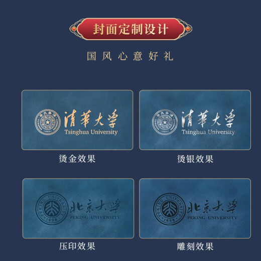 格维立 公司活动伴手礼礼盒印logo实用商务礼品套装定制企业周年庆纪念品护士节礼品 绿-故宫本+古铜笔+数显杯