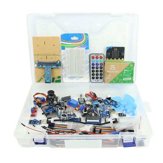 CreateBlock Microbit Development Board Micro: Bit Expansion Board Python Starter Kit Programming Starter Learning Kit C (einschließlich Motherboard)
