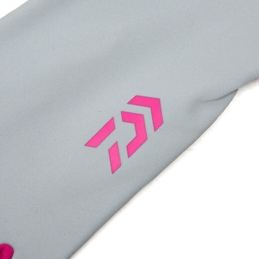 DAIWA 21 models with gloves, covering the back of the hand, summer fishing ice sleeves, sweat-absorbent and quick-drying outdoor sports ice sleeves, sleeves DG-7721 metallic gray S