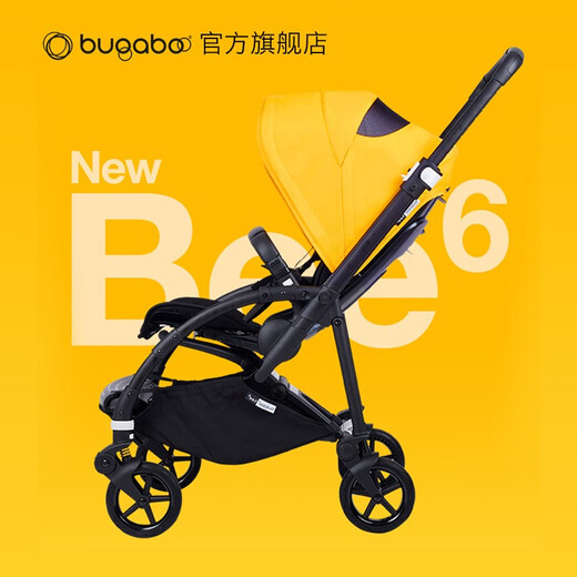 Bugaboo bugaboo bee6 bugaboo Многофункциональный легкий городской двусторонний складной коляска серебряный стойка вода туман Blue Black Seat