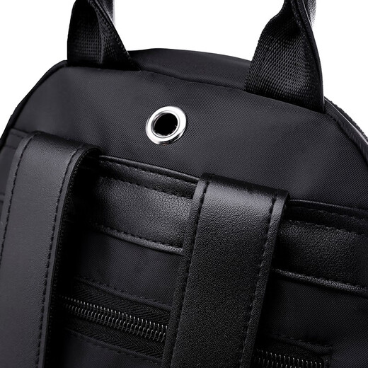 Double Star Rucksack Damen-Wear-Resistant Rucksack Freizeit-Reisetasche Mama-Tasche große Kapazität Wasserresistente Schulbeutel Schwarz (Standardmodell)