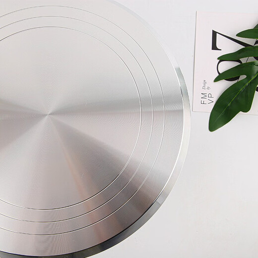 Fengshang cake turntable household decorating turntable turntable aluminum alloy 8 inches commercial rotating baking mold anti-slip cake turntable 25cm sky blue