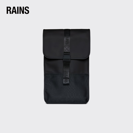 Rains肩包旅行包男女轻便多功能电脑包Trail Backpack/14400 黑色