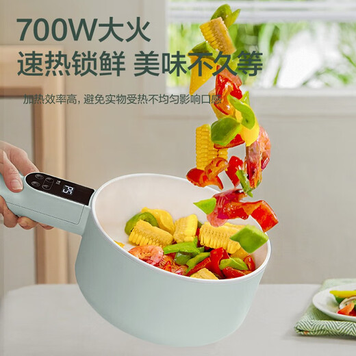 苏泊尔（SUPOR）电煮锅1.6L多功能锅小型电热火锅 学生宿舍煮泡面电炒锅多用途电蒸锅配蒸笼H20YC841A 1.6L