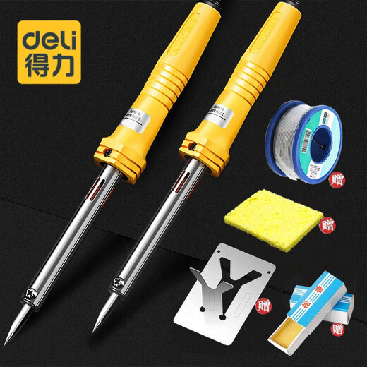 Deli soldering iron household soldering iron set industrial grade welding soldering iron electronic repair soldering pen DL8830 external thermal soldering iron 30W
