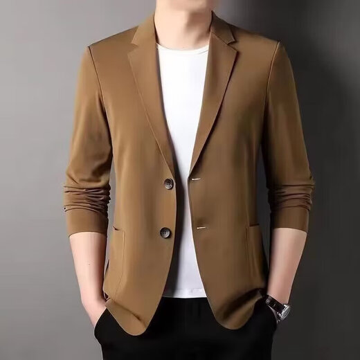 凡客诚品（VANCL）防晒西服男春夏单层薄款夏季士休闲衣小西装轻薄春秋季单 718#白色 2XL