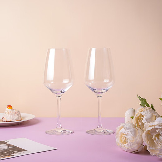 SCHOTT ZWIESEL imported from Germany red wine glass crystal cup set goblet white wine glass crystal wine glass wine set simple light luxury color box-tasting white wine glass 356ml