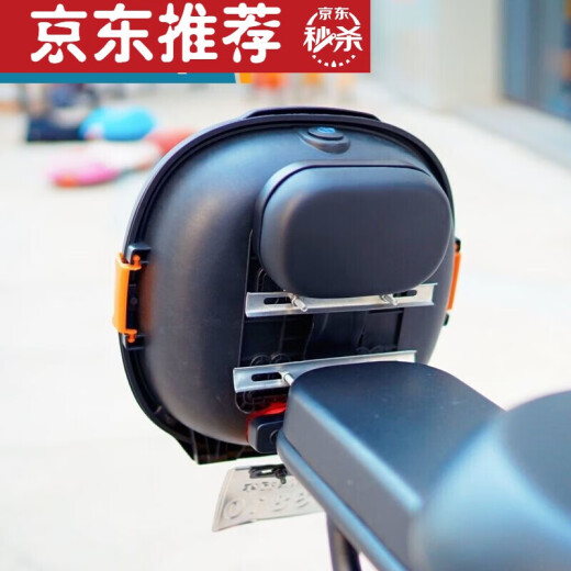 适用于电动自行车后备箱 电动车后备箱尾箱储物箱雅迪爱玛 L9928磨砂白色普通款