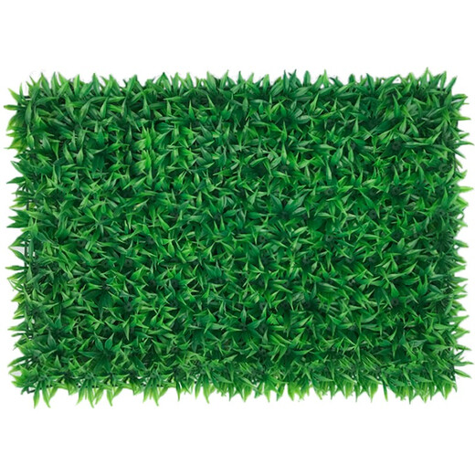 Win the show, simulated plant wall, green plant wall background wall, green simulated plant mall advertising door head artificial decoration, broad-leaf grass 40*60CM piece