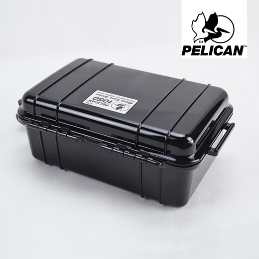
PELICAN (PELICAN) American PELICAN 1050 outdoor explosion-proof waterproof box mobile phone storage box Tangganese safety protection box digital camera protection box waterproof moisture-proof shock absorbing box black