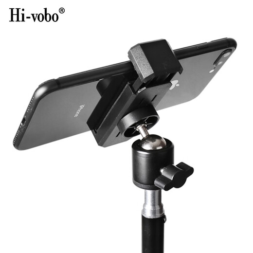 
Hi-vobo mobile phone live stand floor-standing tripod telescopic outdoor portable selfie video drama anchor office live online course Douyin Android Apple universal mobile phone stand single mobile phone floor lift stand