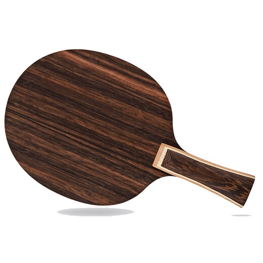 银河 乒乓球底板乒乓球拍横板横拍 紫龙D-607黑檀七 附拍套