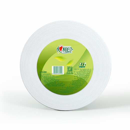 Herz-zu-Auge-Druck großer Rollpapier-Toilettenpapier Flexible und komfortable Business Platter Paper Hotel Business Carton Packing JP003 Large Rollpapier 6 Rollen/Box 180 Meter 690g