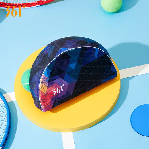 361 adult swimming cap fashion trend professional comfortable long hair swimming cap unisex cloth cap black