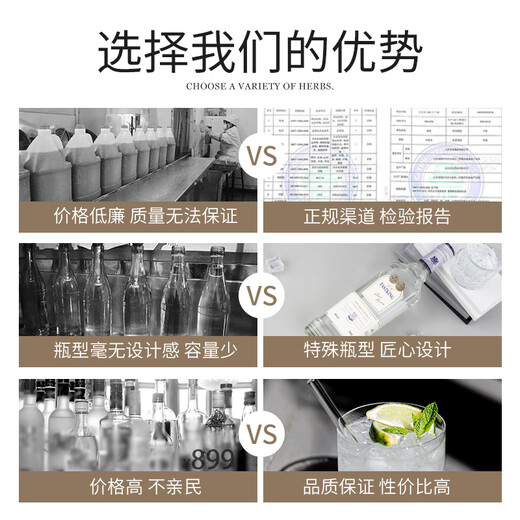 FAST.KING Gin and Wine Gin and Tonic Mélange de base de gin Liqueur 700 ml Boîte entière abordable 700 ml 12 bouteilles