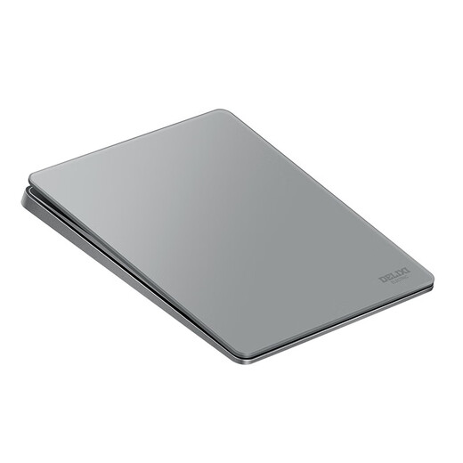 Delixi Switch Socket Panel Ultra-dünntemperierte Glas DE898 Yucai-Serie Vulkanische graue 5-Loch-Sockel 3-Loch-Schalter Einer-Open-Einzelkontrollschalter