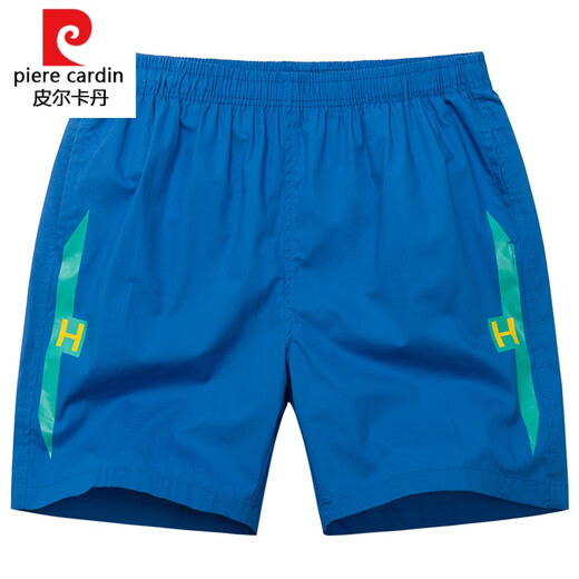 Pierre Cardin Strick-Männer mit drei Crop-Hosen Ultra-Shorts Sommer-Freizeit-Viertel-Crop-Hose Sport-Shorts Männer zu Hause reine Baumwolle 728 Green 2xL Vorschlag-120jin [Jin entspricht 0,5 kg]