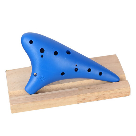 HAMDUN Ocarina 12-hole AC resin pink plastic wind instrument alto C key beginner entry teaching instrument plastic bakelite school-specific flute