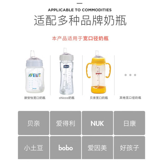 Applicable to AIBO Bear [Pigeon wide-caliber baby bottle] accessories for 2nd and 3rd generation baby bottles, universal variable gravity ball, straw cup, learning cup accessories, straw set, gravity ball (not including baby bottle), anti-spray V hole [water spout] 12 months or more*2