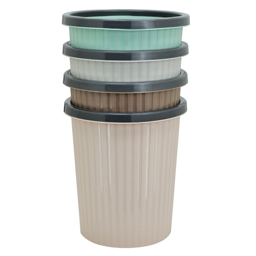 LAUTEE FH-1275 cleaning storage bin office trash can trash can vertical pattern small random color