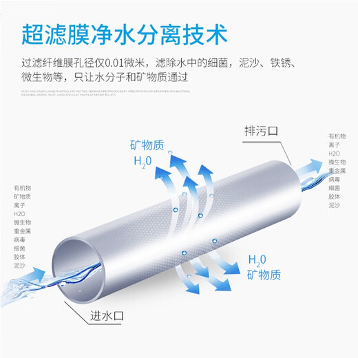 WHEELTON central water purifier ultrafiltration filter element large flow stainless steel ultrafiltration machine hollow fiber ultrafiltration membrane filter element WHT-U3