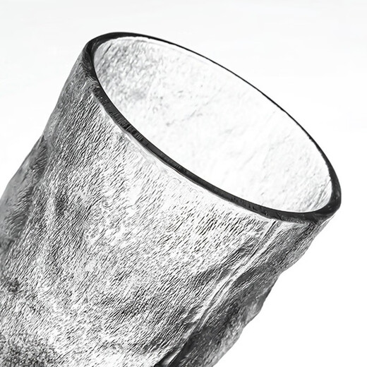 Ekaza Ting glass men's and women's glacier cup tree pattern household Japanese whiskey wine juice cup high-looking ins style cup glacier cup short one