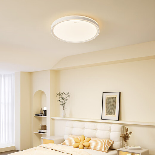 OPPLE 48-watt ceiling lamp, living room and bedroom lamp, simple eye protection, intelligent control and dimming LED lamp 18 Pinjian III package installation
