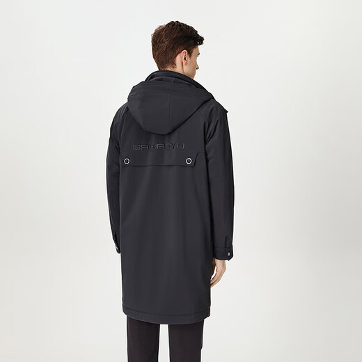 Thumb Bai Xiaoyu Airgel Cold Resistant Jacket Men's Autumn and Winter Space Suit Hydrophobic Windbreaker Men's Coat Mid-Length Navy 3XL