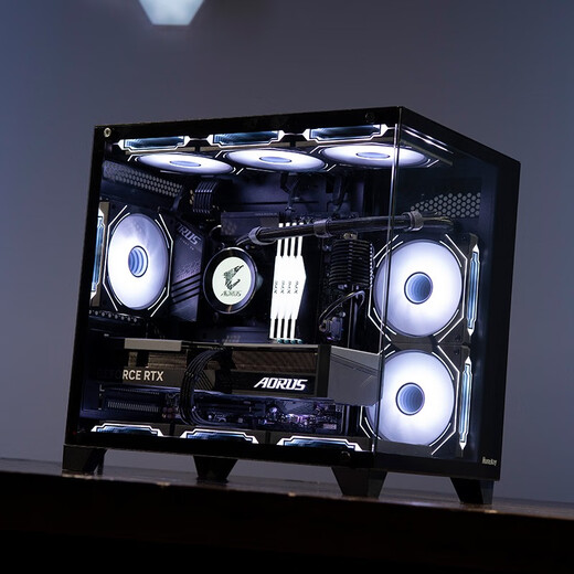 Gigabyte i5 14490F/12600KF/RTX5060Ti/5070 sea view room black myth Wukong game e-sports design Gigabyte desktop DIY computer host three i5 12600KF丨RTX3050
