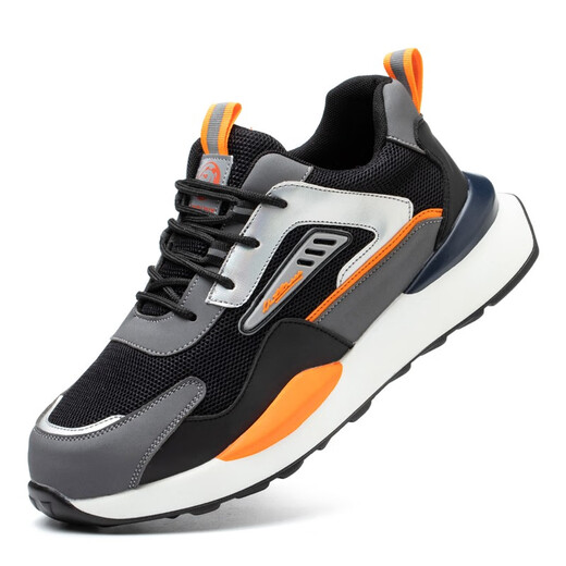 Raydlinx Layton Labour Protection Shoes Herren-Laptop Anti-Smash Anti-Puncture Leichtgewichts-resistente Sicherheitsschuhe Arbeitschuhe atmungsaktive Baustelle Kleidung-resistent