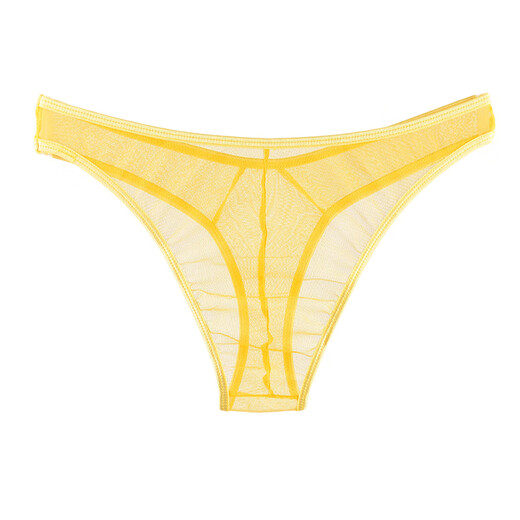 Ye zimei Männer Sex Unterwäsche Tanga-Männer ultradünne transparente Tüll sexy niedrige Taille u konvexe Perspektive Mesh T-Pants Purple All Size