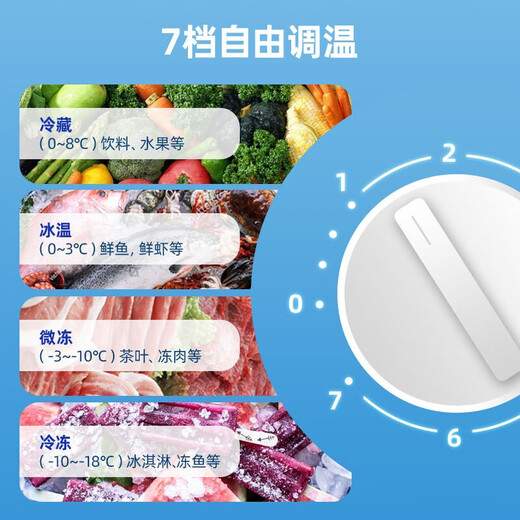 Suiling (SUILING) commercial freezer large capacity refrigerator, refrigeration freezer conversion, kitchen refrigerator, fresh cabinet, supermarket ice cream cabinet, horizontal refrigerator, single temperature refrigeration and freezer conversion refrigerator, BD-728 [Consultation discount]